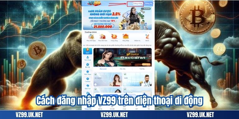 ĐĂNG NHẬP VZ99 6 Cách đăng nhập VZ99 trên điện thoại di động