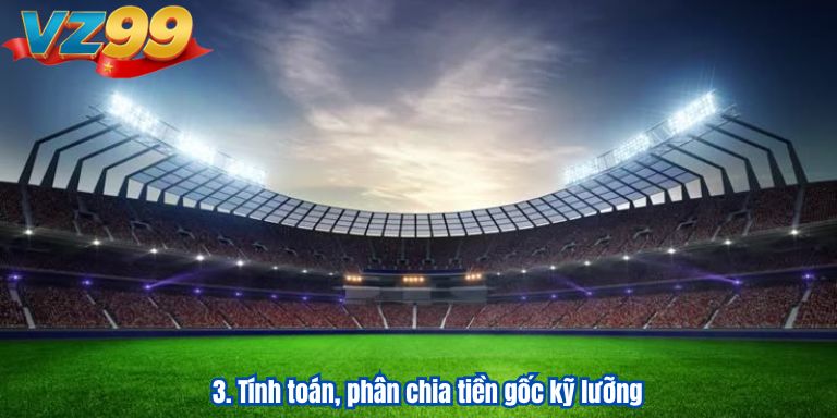 3. Tính toán, phân chia tiền gốc kỹ lưỡng