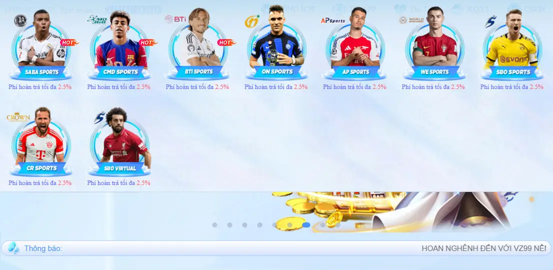 TRANG CHỦ 12 cá cược thể thao