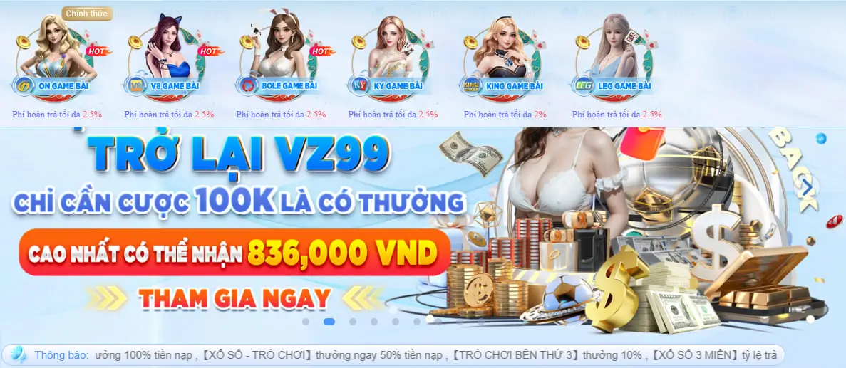 TRANG CHỦ 16 game bài 3d